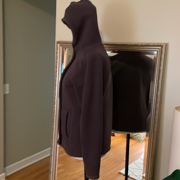 THE NORTH FACE WOMEN’S SWEATER FLEECE HOODED ZIP-UP JACKET SIZE MEDIUM PURPLE - Picture 3 of 16